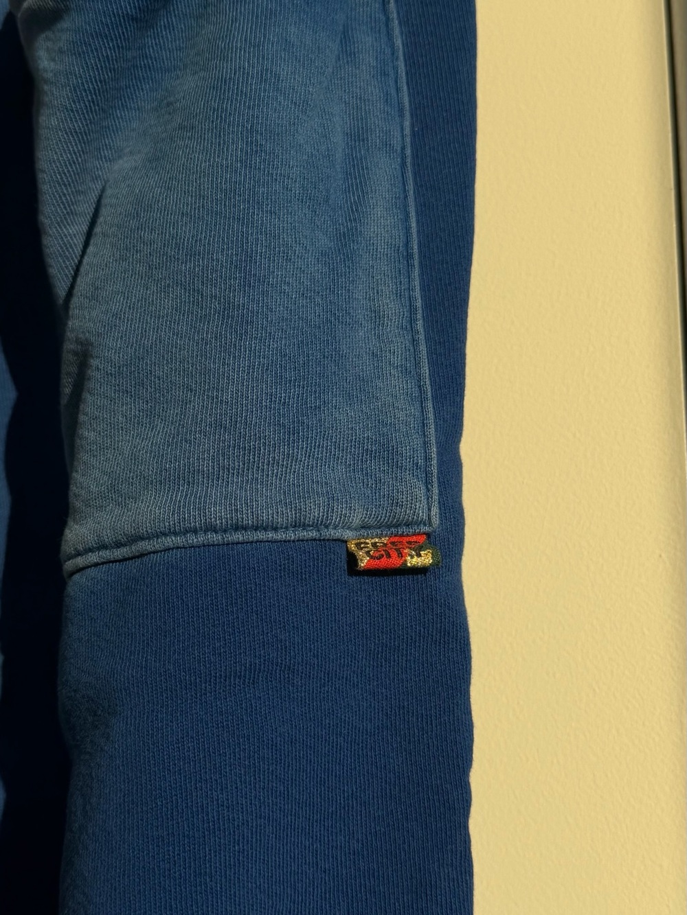 freecity Royal Blue Track Joggers with Pink Logo - Picture 9 of 15